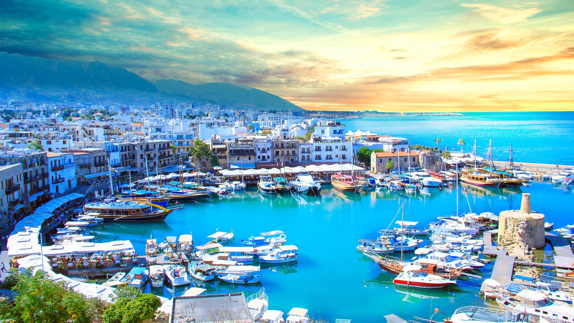 beautiful view kyrenia bay kyrenia girne north cyprus 1